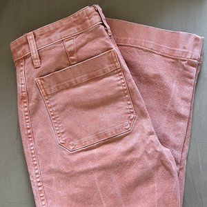 Madewell wide leg crop pants
